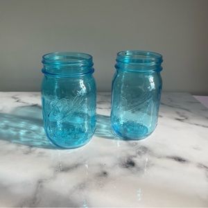 Ball Mason 2 Jars 100 Years of Heritage BLUE